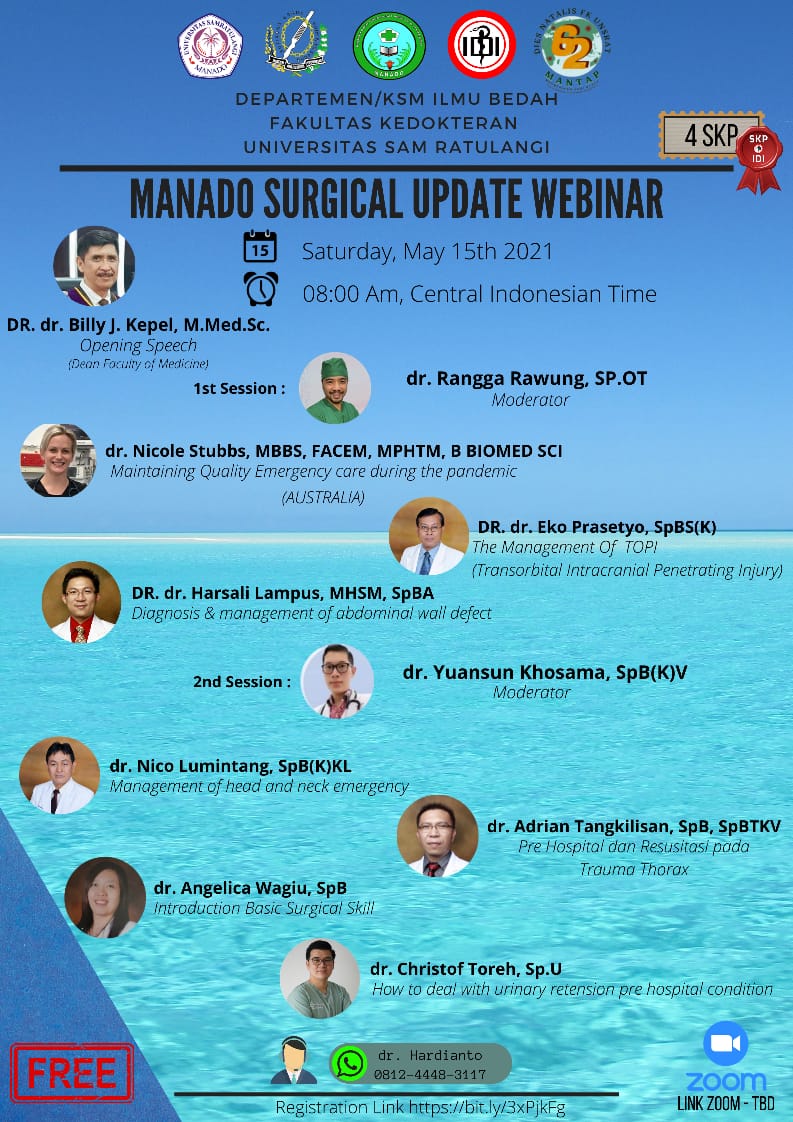 Manado Surgical Update Webinar
