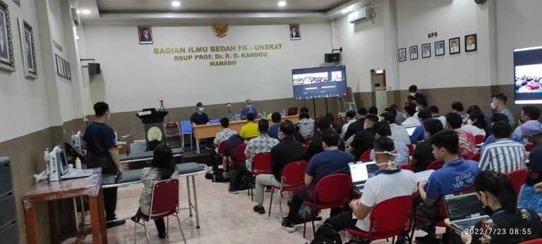 Kursus dan Pelatihan USG Kerjasama Dengan Perhimpunan Ultra Sonic Kedokteran Indonesia (PUSKI) bagi Residen Ilmu Bedah FK Unsrat Manado