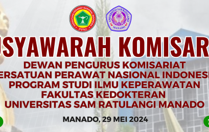 Ns. Sefti terpilih kembali sebagai Ketua DPK PPNI PSIK FK UNSRAT Periode 2024-2029